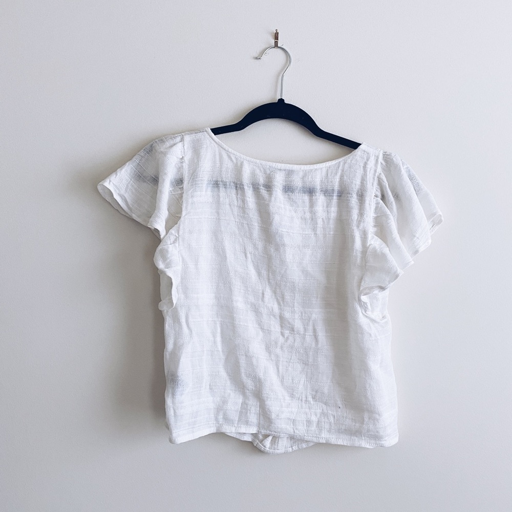 Flutter sleeve blouse - Picture 2 of 5